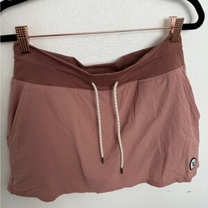 Vuori Women's Bundle of 2 Skirt in Dusty Rose and Blue